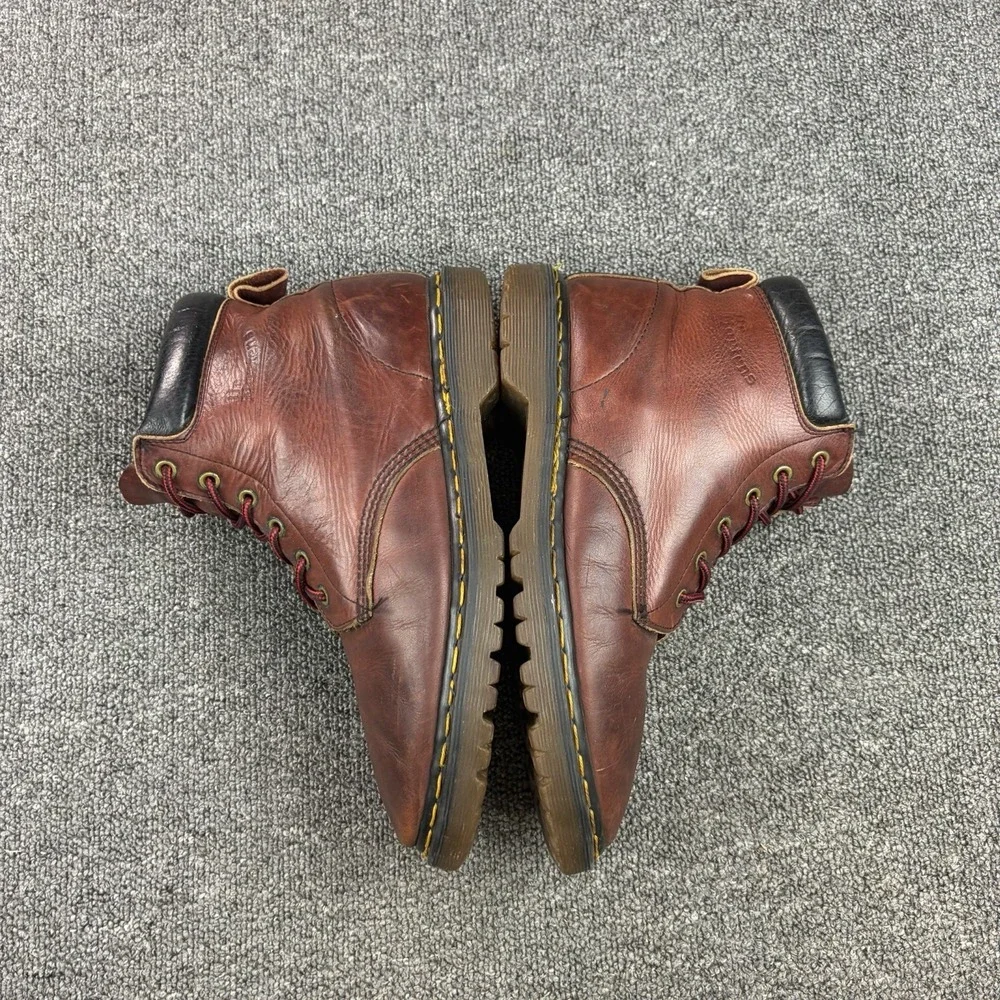 Vintage Dr Martens 939 Ben Boot Made In England Oxblood Leather Mens US 10 UK 9